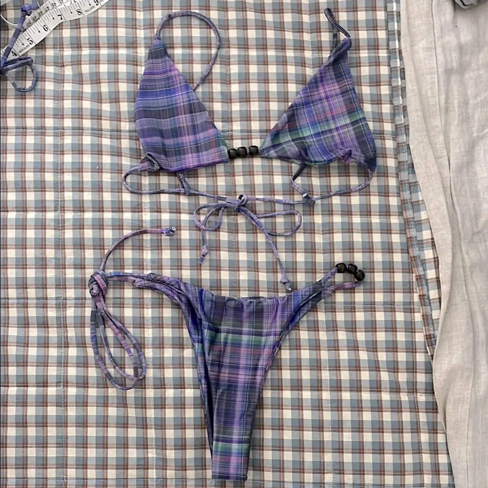 Plaid Bikini - Picture 3 of 4